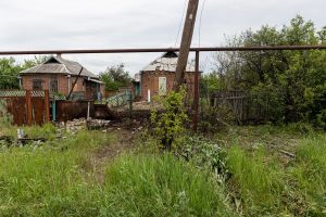 Rusija tvirtina užėmusi du Ukrainos pafrontės kaimus 