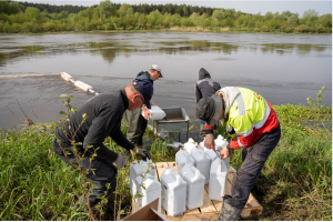 Druskininkai: į Nemuną išpiltas biologinis preparatas upinių mašalų lervoms naikinti 