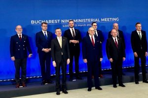 G. Landsbergis su Bukarešto devintuko kolegomis aptarė paramą Ukrainai