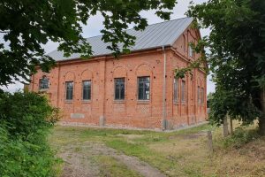 Kauno rajone baigiami tvarkyti Čekiškės sinagogos fasadai, sienos