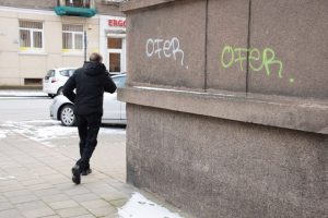 Uostamiestyje vėl siautėja grafičių mėgėjai