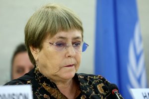 JT vyriausioji žmogaus teisių komisarė M. Bachelet sako nesieksianti antros kadencijos