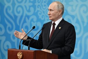 V. Putinas: Rusijos pajėgos gerina savo pozicijas Ukrainos fronte