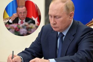R. T. Erdoganas zonduos V. Putiną dėl Ukrainos ir Sirijos