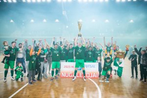 „Kauno Žalgiris“ apgynė salės futbolo čempiono titulą