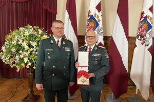 VSAT vadas R. Liubajevas apdovanotas Latvijos valstybiniu apdovanojimu