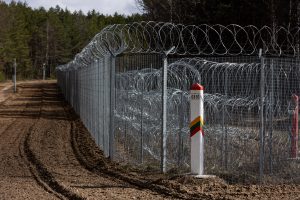 Pasienyje su Baltarusija – ramu: neteisėtų migrantų nefiksuota