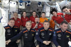 Į Tarptautinę kosminę stotį atvyko keturi Europos astronautai