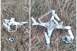 Lietuvos specialistai nuskenavo Bučos ir Borodyankos teritorijas Ukrainoje: buvo apgadinti dronai