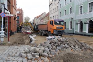 Klaipėdos senamiesčio verslininkai norėtų aiškumo: dėl gatvių remonto reikėtų išsklaidyti gandus