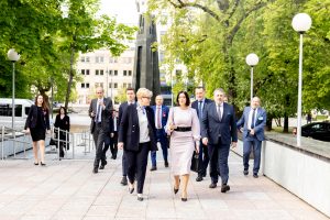 I. Šimonytė su Čekijos Atstovų rūmų pirmininke aptarė saugumą Europoje, paramą Ukrainai
