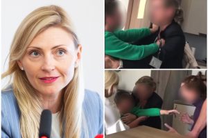I. Skuodienė sureagavo į plintantį vaizdo įrašą: mama su vaiku slapstėsi