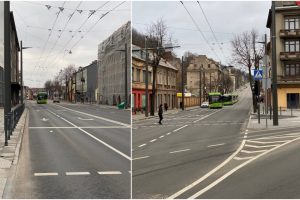 Kauno centre buvo sutrikęs troleibusų eismas