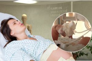 Klaipėdos medikų rankose – sunkiai COVID-19 serganti gimdyvė: moters būklė sunki