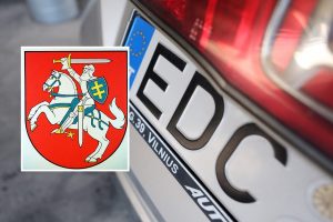 Seimas žengė pirmą žingsnį link Vyčio ženklo ant automobilių valstybinių numerių