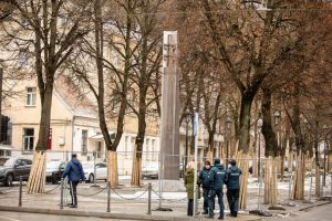 Po rekonstrukcijos atidaromas Kauno VPK centrinis pastatas, atidengiamas obeliskas