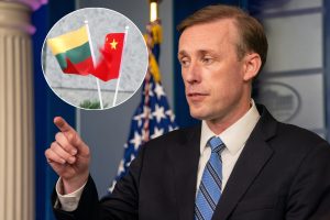 J. Bideno patarėjas: JAV palaiko Lietuvą ginče su Kinija, kuri bando taikyti prievartą