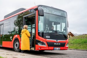 Greičiau ir patogiau: Romainiuose – naujas autobuso maršrutas