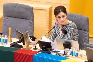V. Čmilytė-Nielsen: nereikia savęs gąsdinti, kad Lietuva taps pereinamuoju Rusijos kiemu