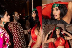 Indijos milijardierių vestuvėse – itin nepagarbus K. Kardashian gestas