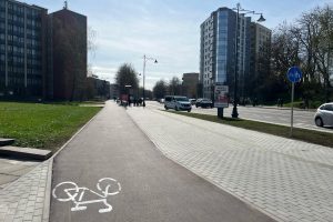 Pėsčiųjų ir dviratininkų patogumui – atnaujinti takai uostamiestyje