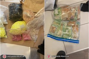 Marijampolės policija sulaikė 12 kilogramų narkotikų, jų vertė – 300 tūkst. eurų