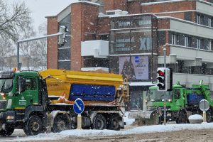 A. Vaitkus apie uostamiestį paralyžiavusį sniegą: situacija netenkina nei manęs, nei klaipėdiečių