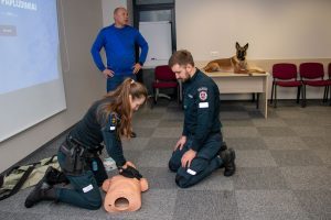 Klaipėdos pareigūnams – gelbėjimo mokymai