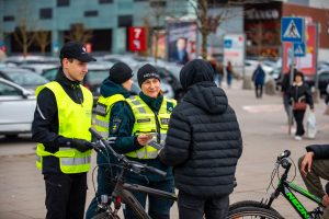 Saugaus eismo dienai – Klaipėdos pareigūnų prevencinės priemonės