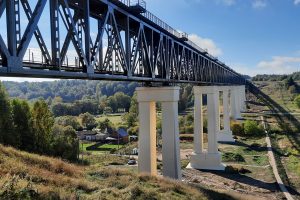 „LTG Infra“ baigė Lyduvėnų geležinkelio tilto remonto darbus