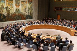 JT Saugumo Taryba atmetė rezoliuciją, smerkiančią „Hamas“ „siaubingas teroro atakas“