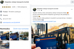 Sukčiai klaipėdiečius gundo nemokamu keleivio bilietu
