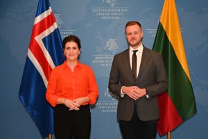 G. Landsbergis su Islandijos kolege aptarė regioninį bendradarbiavimą, paramą Ukrainai