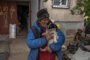 Rusijai pradėjus naują puolimą, savanoriai Ukrainoje evakuoja šunis