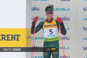 N. Čigak prasibrovė į pasaulio jaunimo biatlono čempionato pajėgiausiųjų dešimtuką