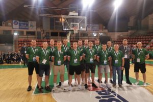 Trys iš trijų: Lietuvos rinktinė Europos policijos krepšinio čempionate iškovojo sunkią pergalę