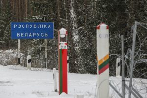 Pasienyje su Baltarusija apgręžti devyni neteisėti migrantai