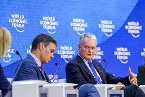 G. Nausėda Pasaulio ekonomikos forume: Lietuva yra geras stiprios politinės valios pavyzdys