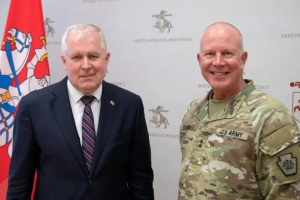 Ministras: mūsų kariuomenės ir Pensilvanijos gvardijos partnerystė – geras bendradarbiavimo pavyzdys
