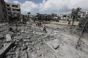 A. Blinkenas: nepaisant pastangų teikti pagalbą, padėtis Gazos Ruože yra sunki