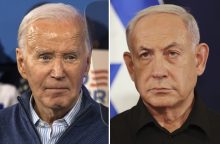 Baltieji rūmai: kitą savaitę numatytas J. Bideno ir B. Netanyahu susitikimas