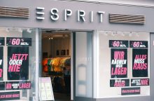 „Esprit“ Vokietijoje uždaro visas 56 parduotuves, atleidžia 1 300 darbuotojų