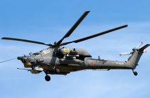 Rusijoje sudužo karinis sraigtasparnis Mi-28, įgula žuvo