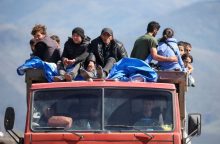 Armėnija: iš Kalnų Karabacho pabėgo daugiau kaip pusė gyventojų
