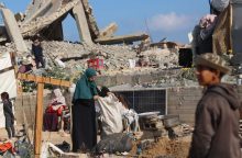 Po evakuacijos B. Netanyahu atmetė nuogąstavimus dėl humanitarinės katastrofos Rafache