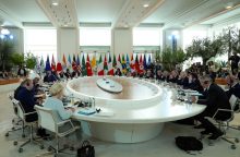 Pareiškimo projektas: G-7 žada remti Ukrainą tiek, kiek reikės