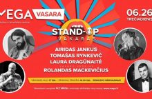 PLC „Mega“ – nemokamas „stand-up“ komedijos vakaras kartu su R. Mackevičiumi 