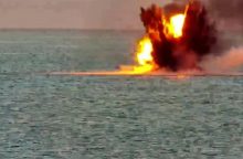 Ukrainiečiai sunaikino rusų karo laivą
