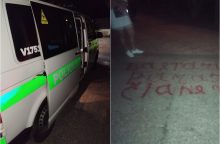 Vilniuje – trečias vandalizmo išpuolis: baltarusių parazitams čia ne vieta