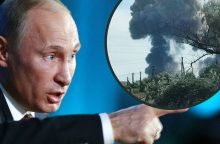 Įvertino sprogimus Kryme: manau, kad V. Putinas įsiutęs
